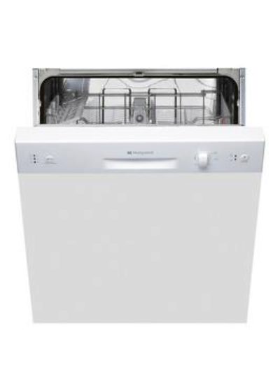 Hotpoint Aquarius Lsb5B019W 13-Place Full Size Built-In Dishwasher - White Hotpoint Aquarius Lsb5B019W 13-Place Full Size Built-In Dishwasher - White